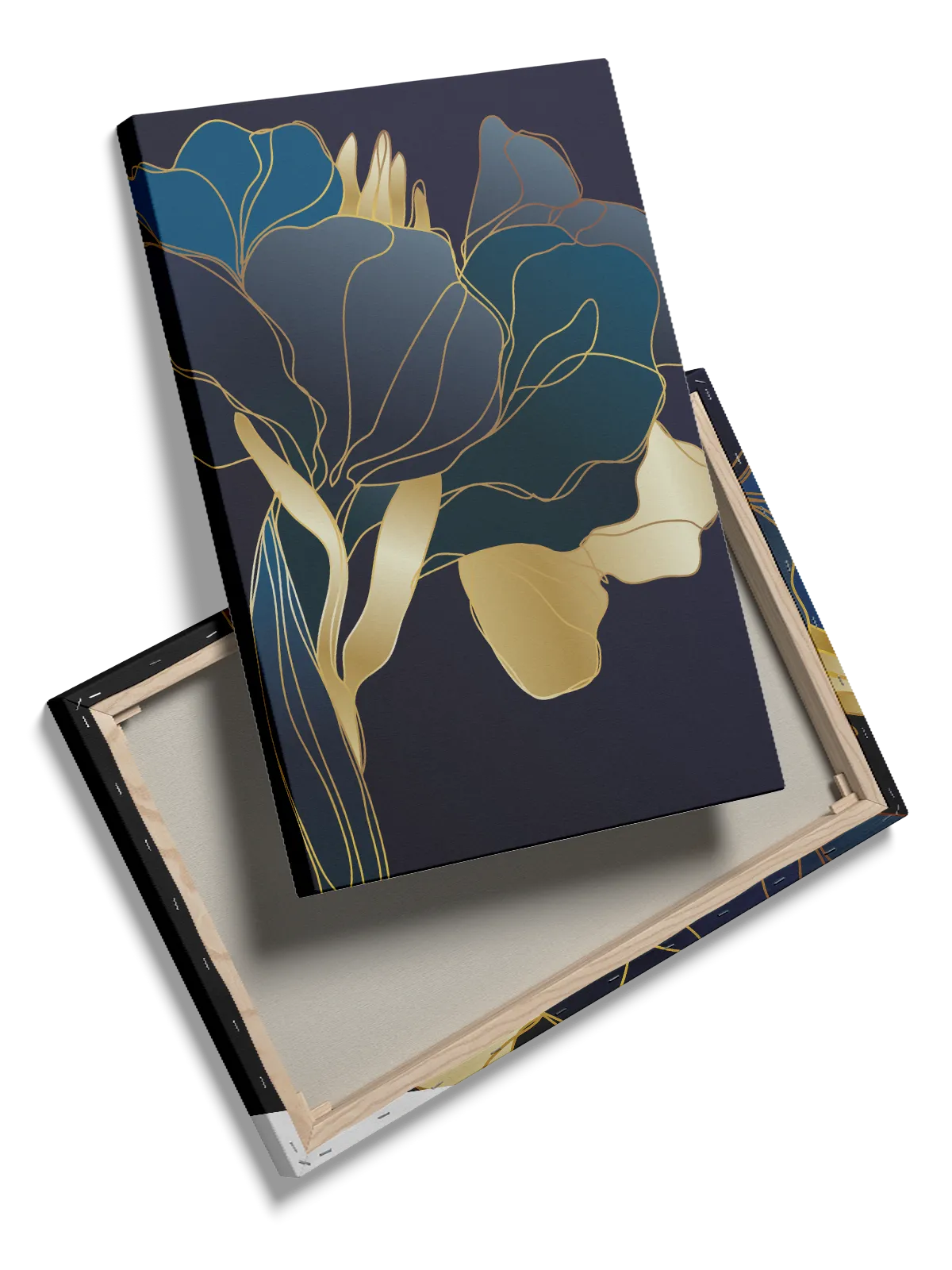 Golden Veined Bloom Plakat
