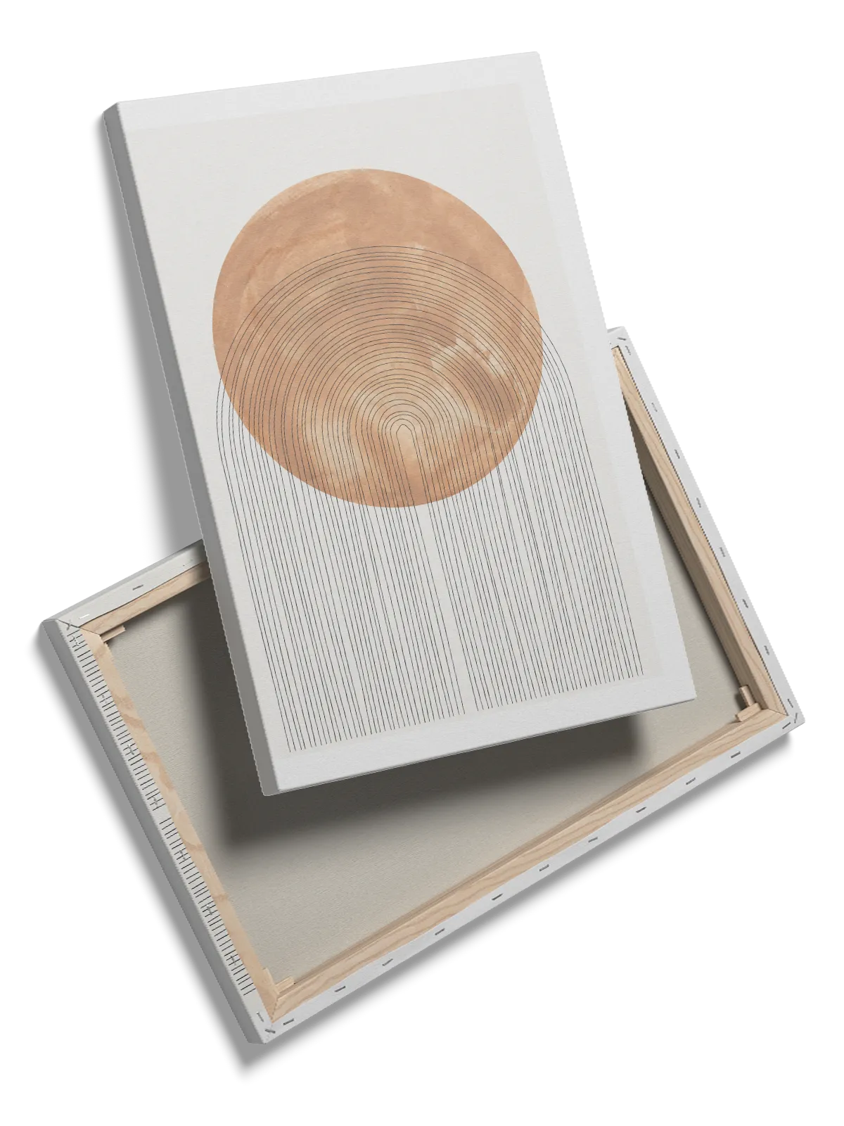 Amber Veil Circles Plakat
