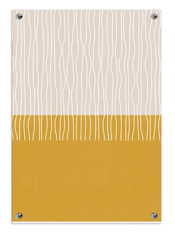 Wavy Line Horizon Plakat