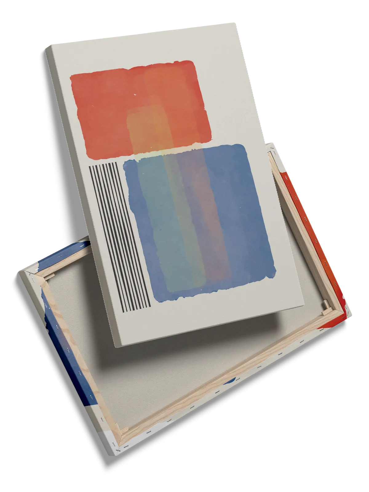 Color Block Harmony Plakat