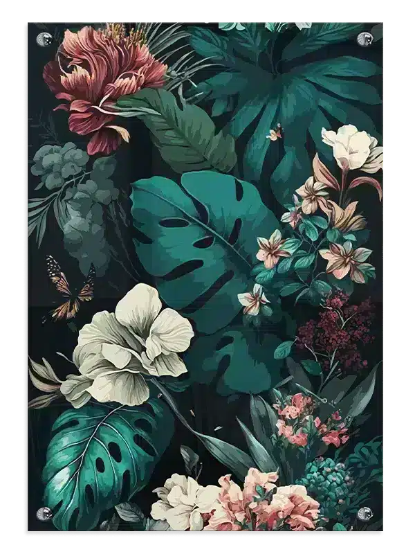 Tropical Bloom Canopy Plakat