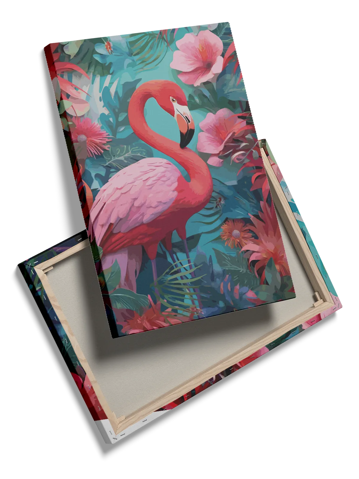 Tropical Flamingo Bloom Plakat