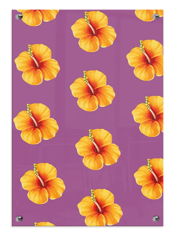 Tropical Bloom Pattern Plakat