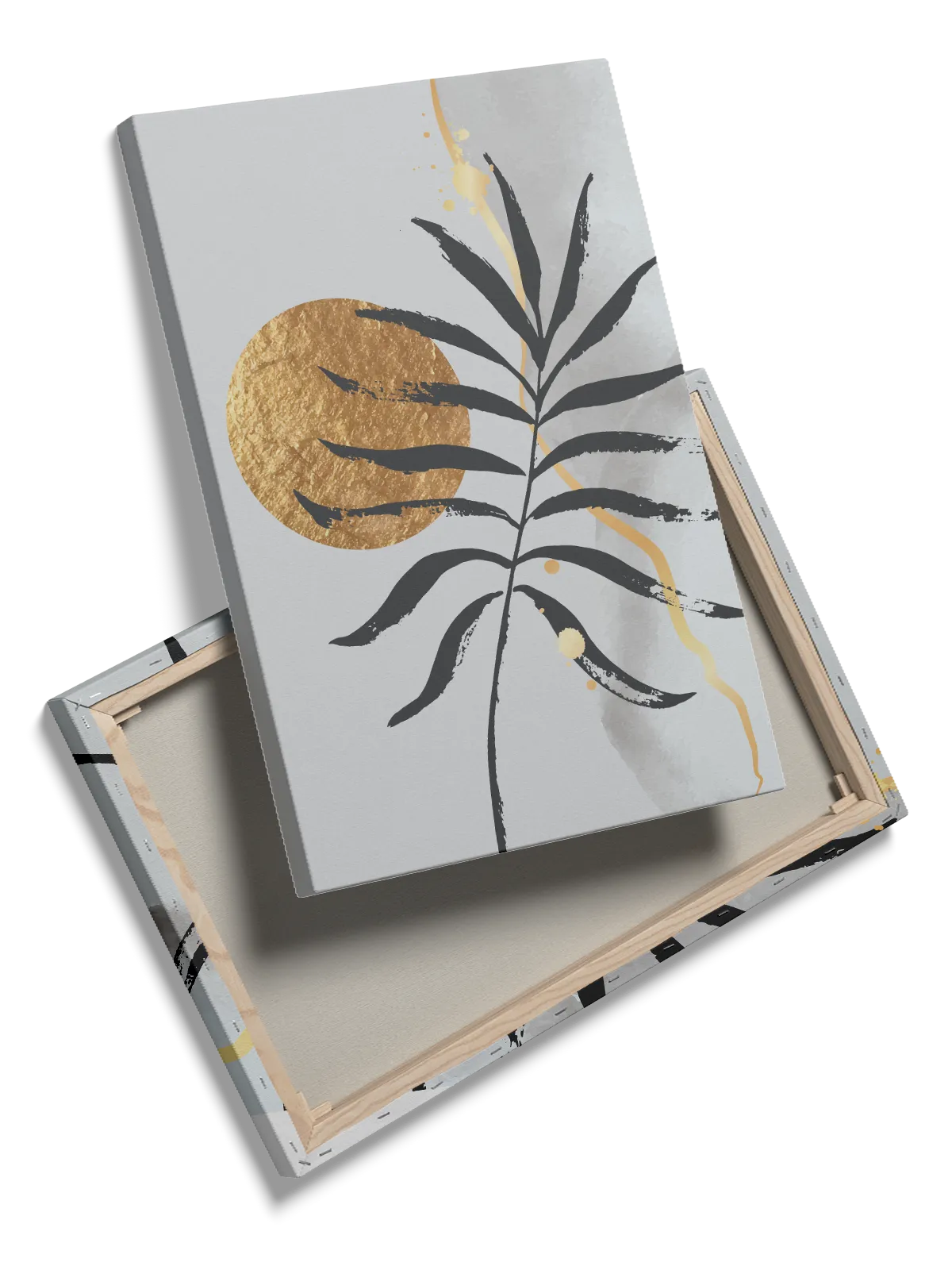 Golden Palm Silhouette Plakat