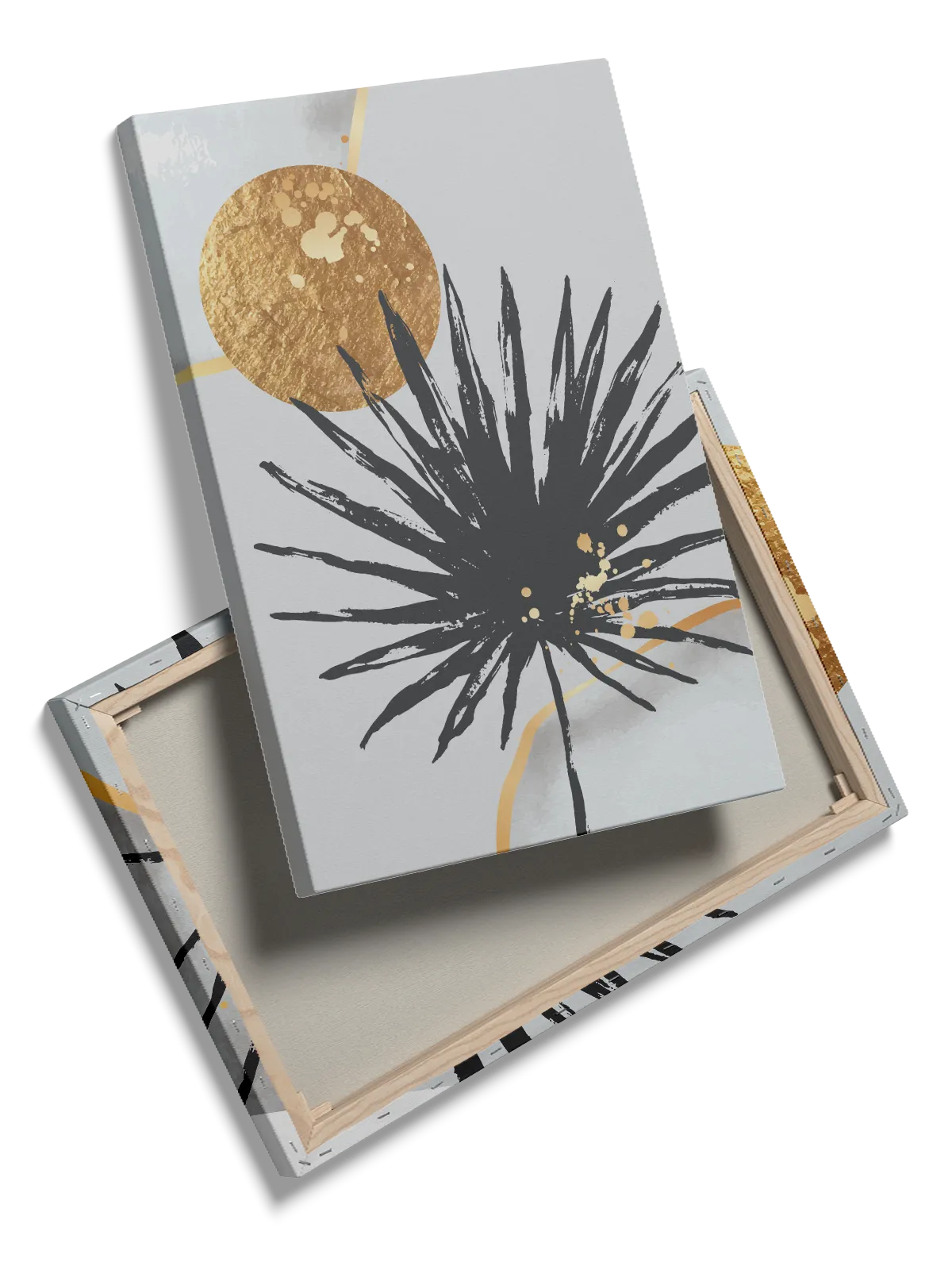 Golden Sunburst Bloom Plakat