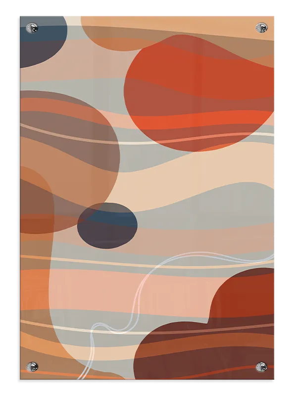 Earth Tone Layers Plakat