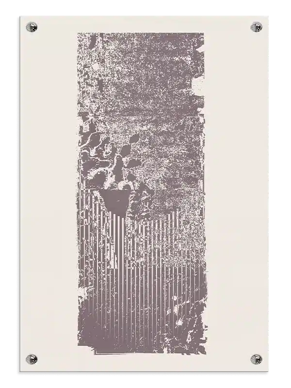 Distorted Veins Texture Plakat