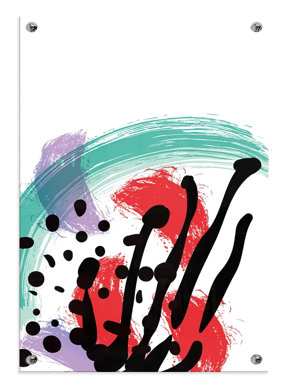 Dynamic Ink Bloom Plakat