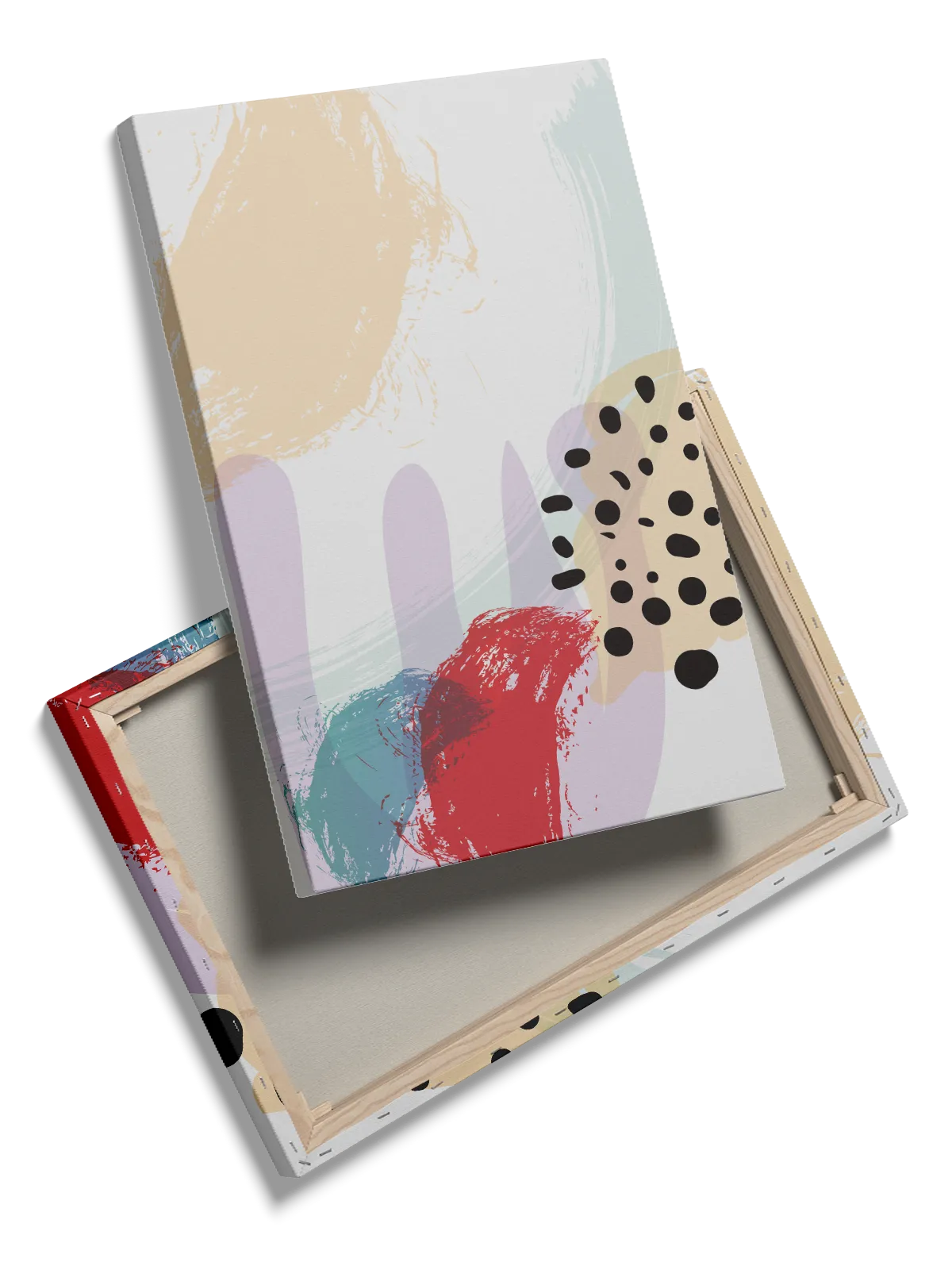 Vivid Brushstroke Harmony Plakat