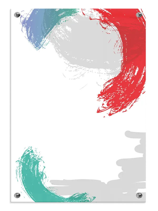 Vivid Brushwaves Plakat