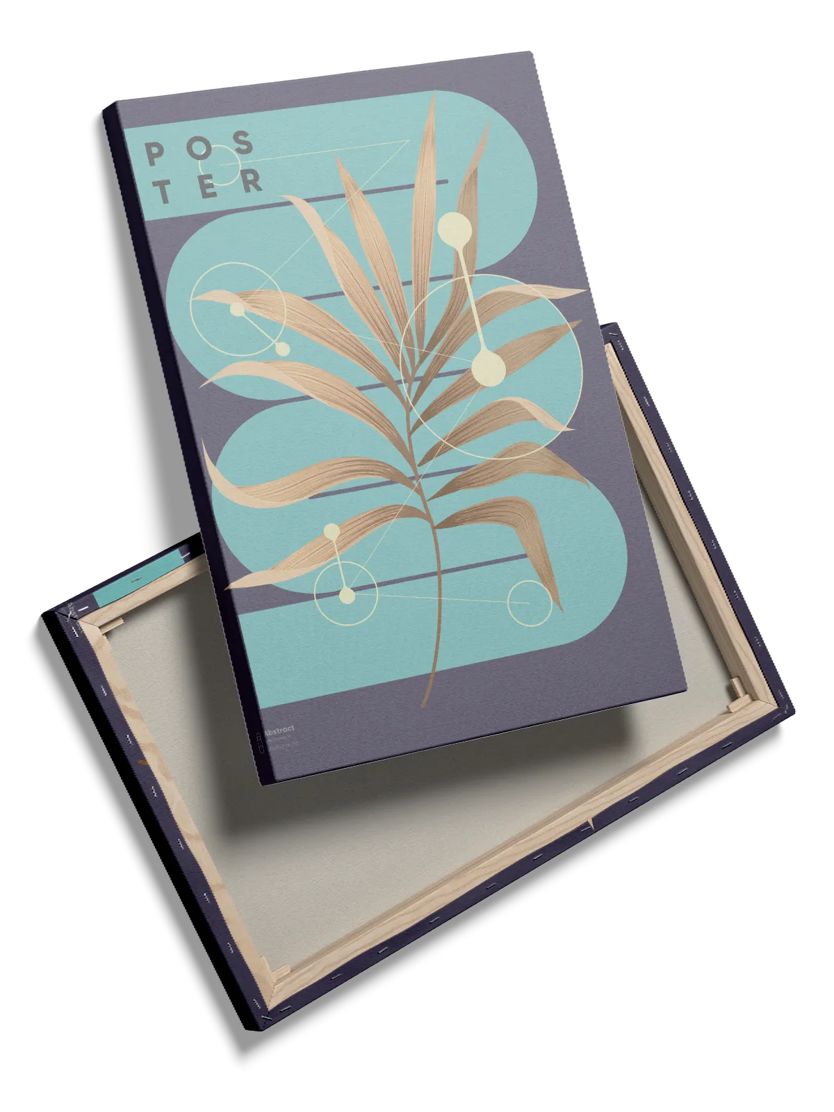 Palm Leaf Geometry Plakat