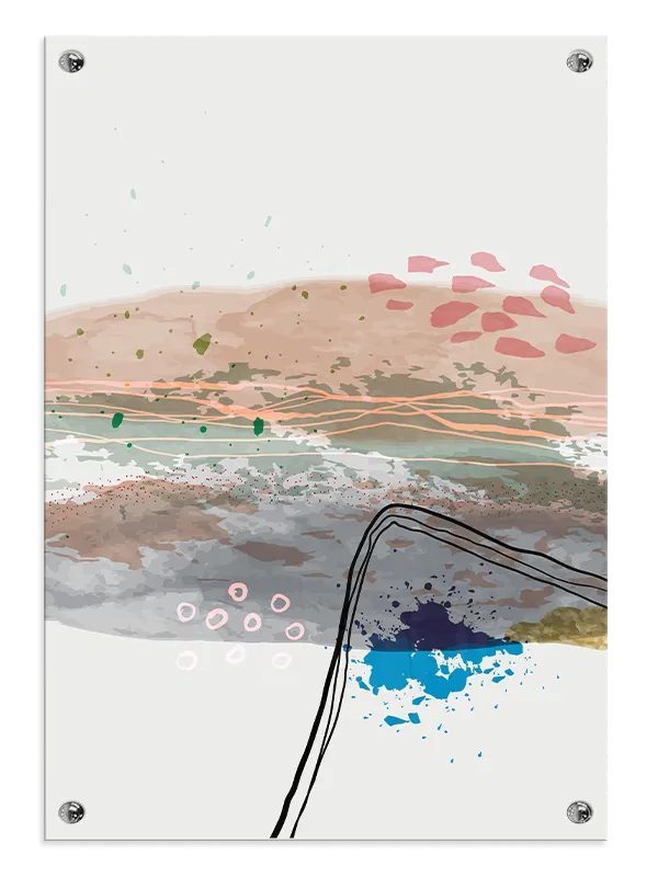 Pastel Veins Harmony Plakat
