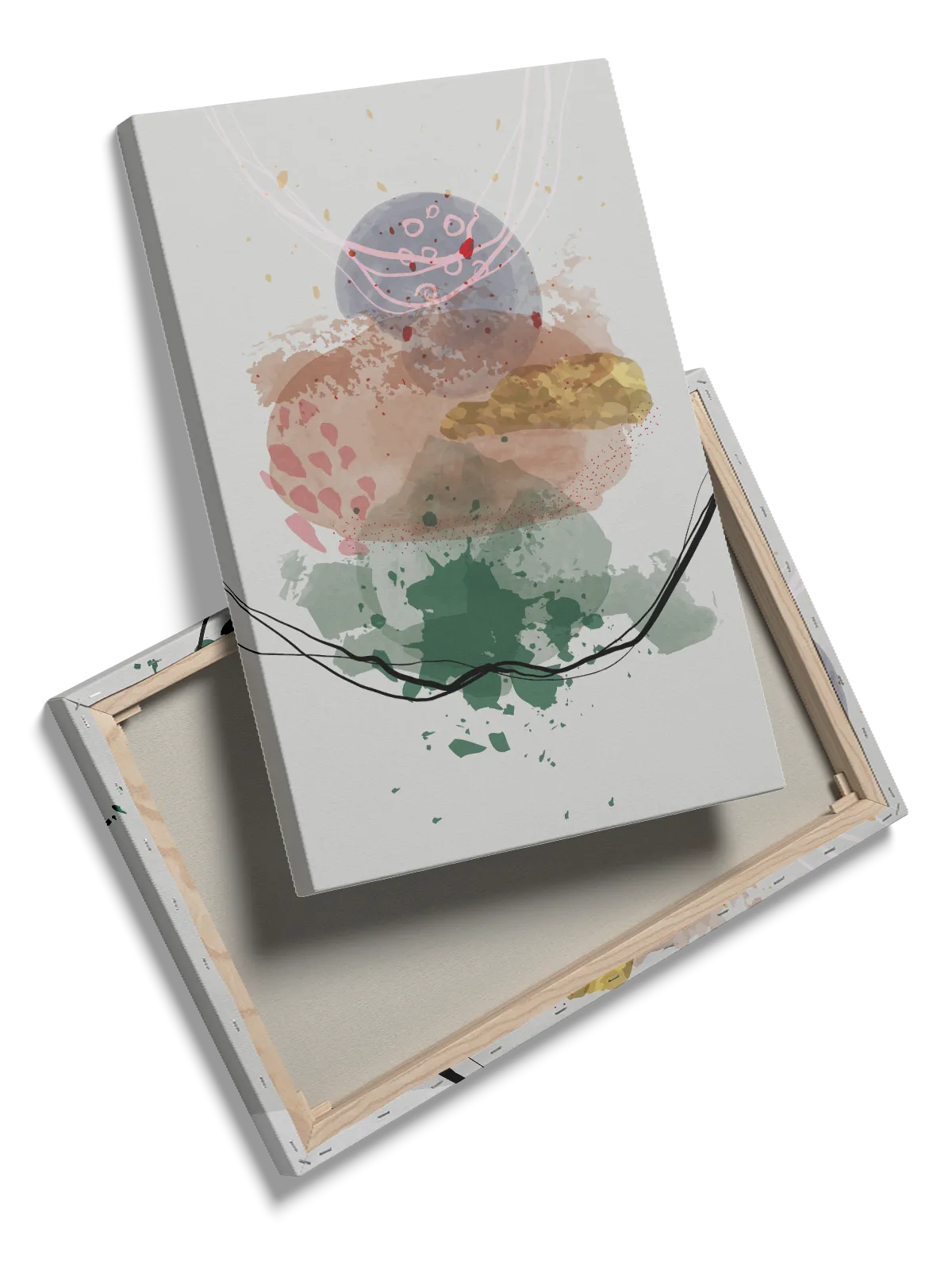 Orbiting Color Layers Plakat