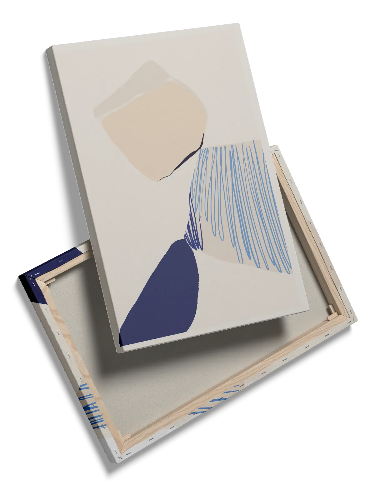 Cerulean Contour Layers Plakat