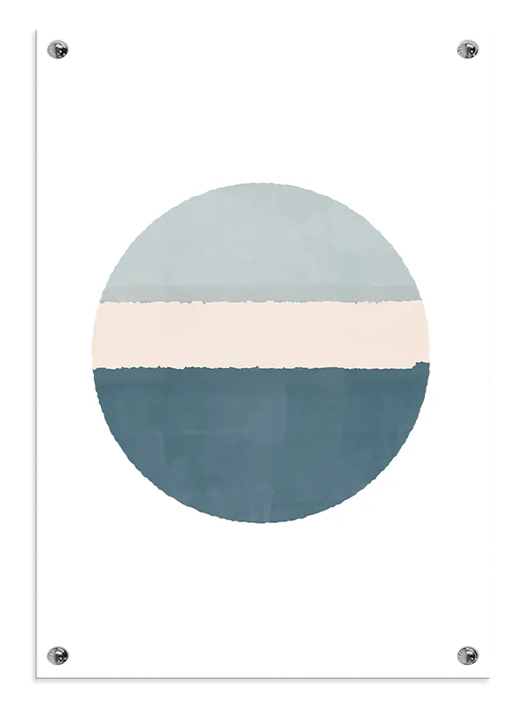 Tranquil Coastal Layers Plakat