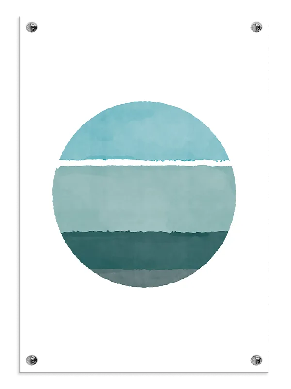 Serene Layered Circle Plakat