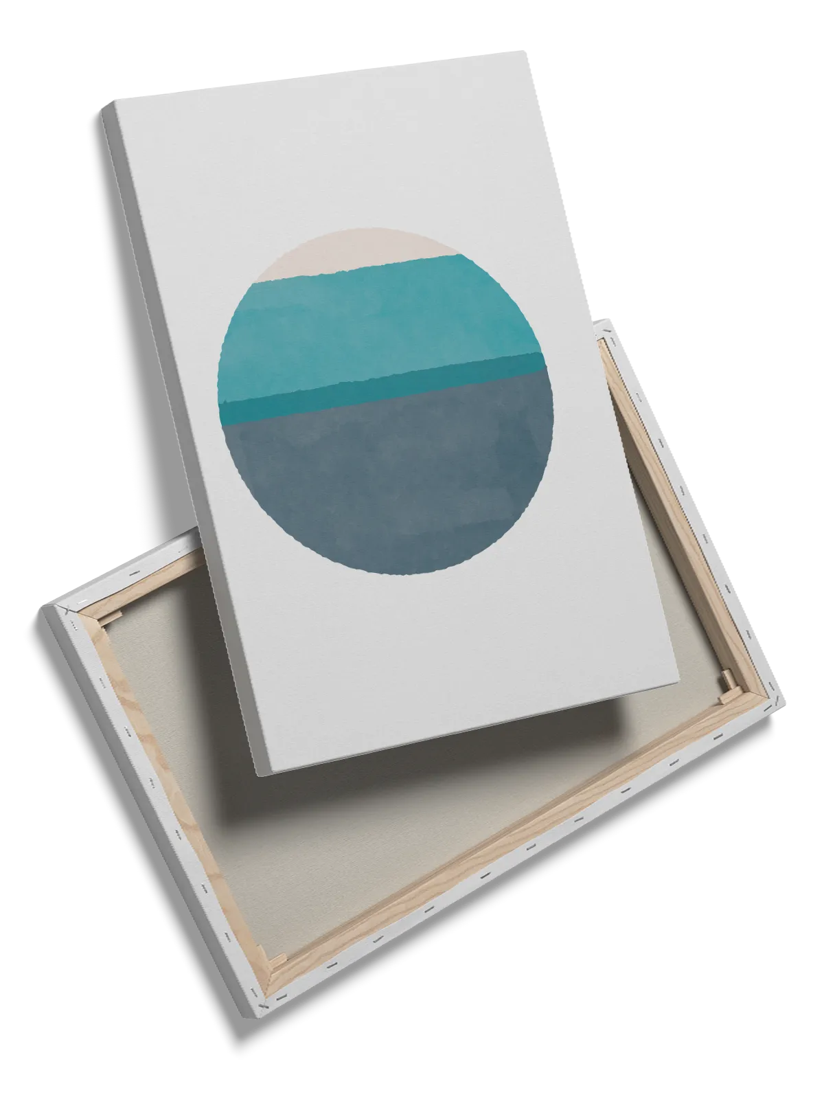 Layered Horizon Circle Plakat