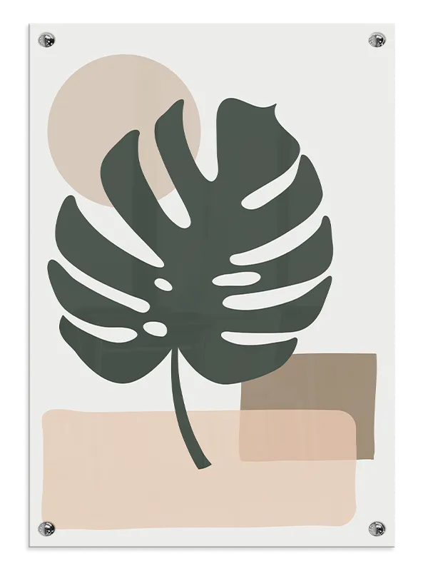 Monstera Shadow Layers Plakat