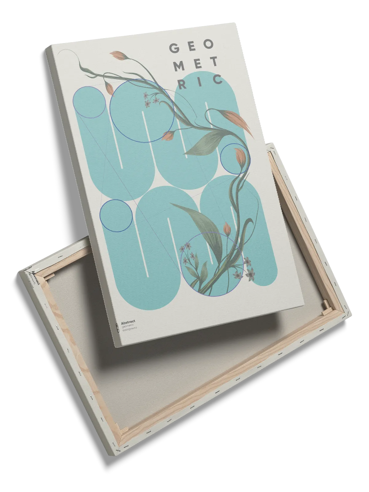 Botanical Geometry Flow Plakat