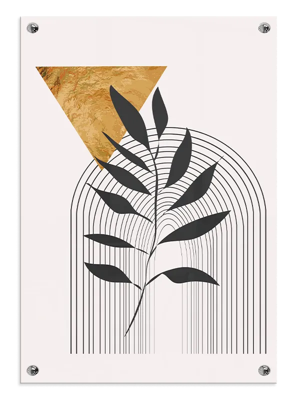 Golden Triangle Leaf Plakat