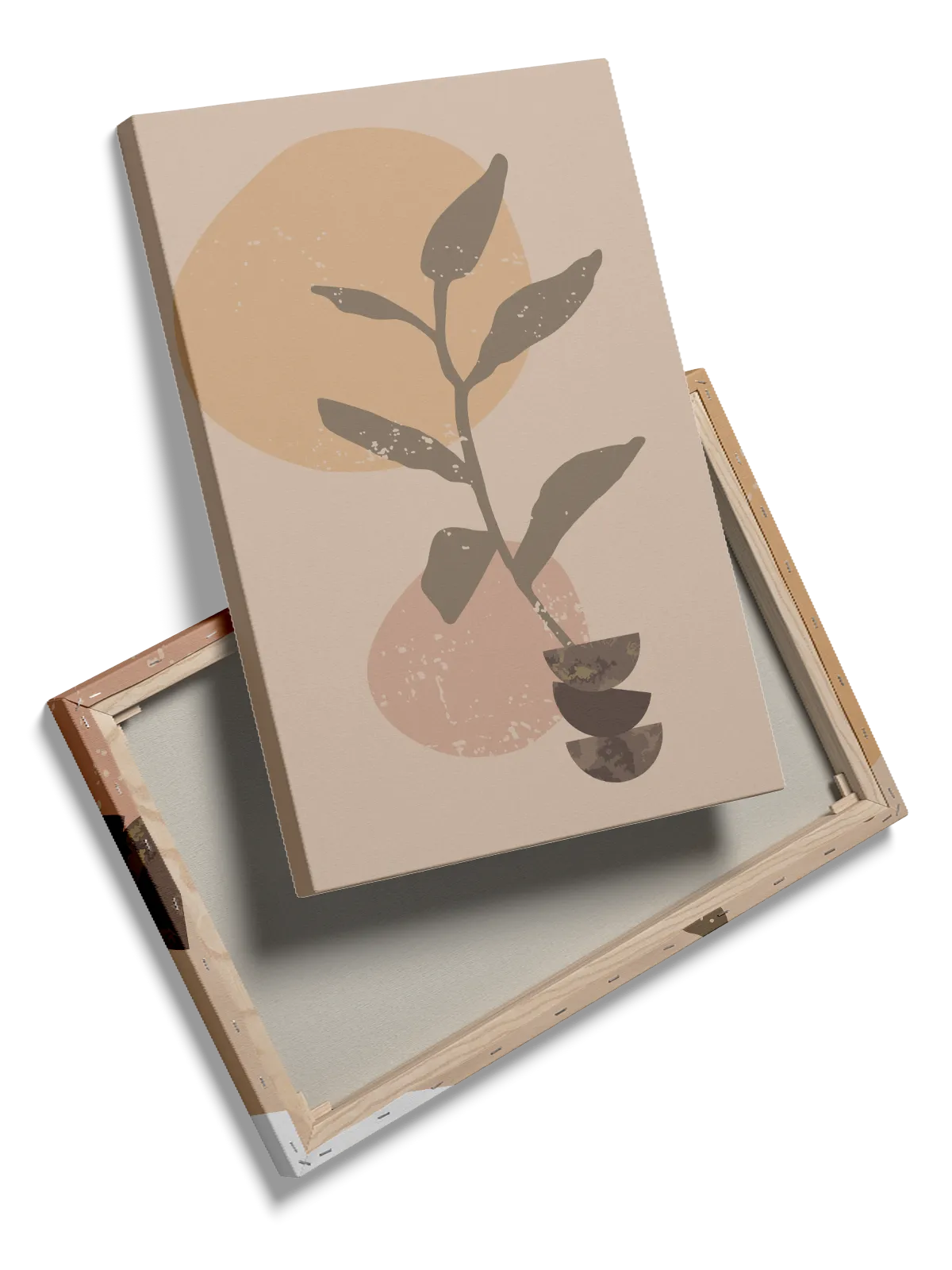 Earthen Leaf Composition Plakat