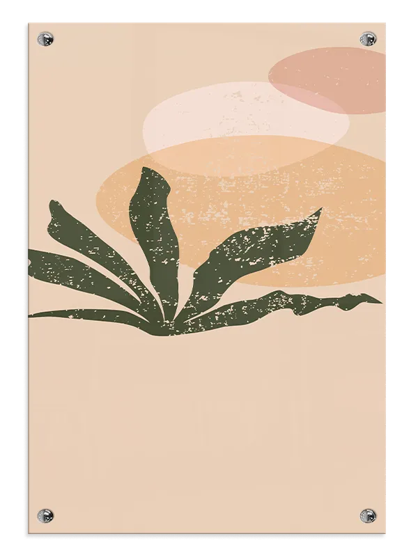 Olive Leaf Silhouette Plakat