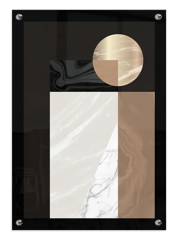 Marble Orbit Composition Plakat