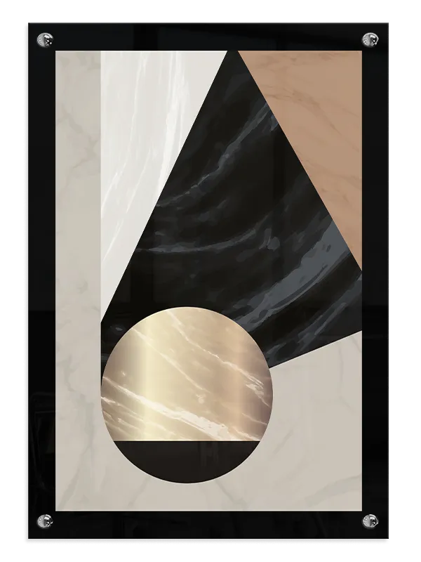 Marble Prism Sphere Plakat
