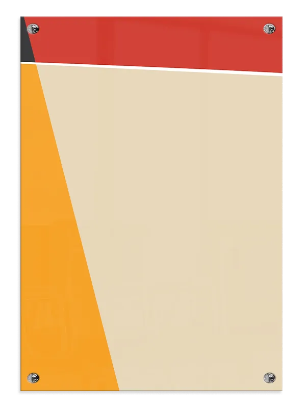 Angular Color Blocks Plakat