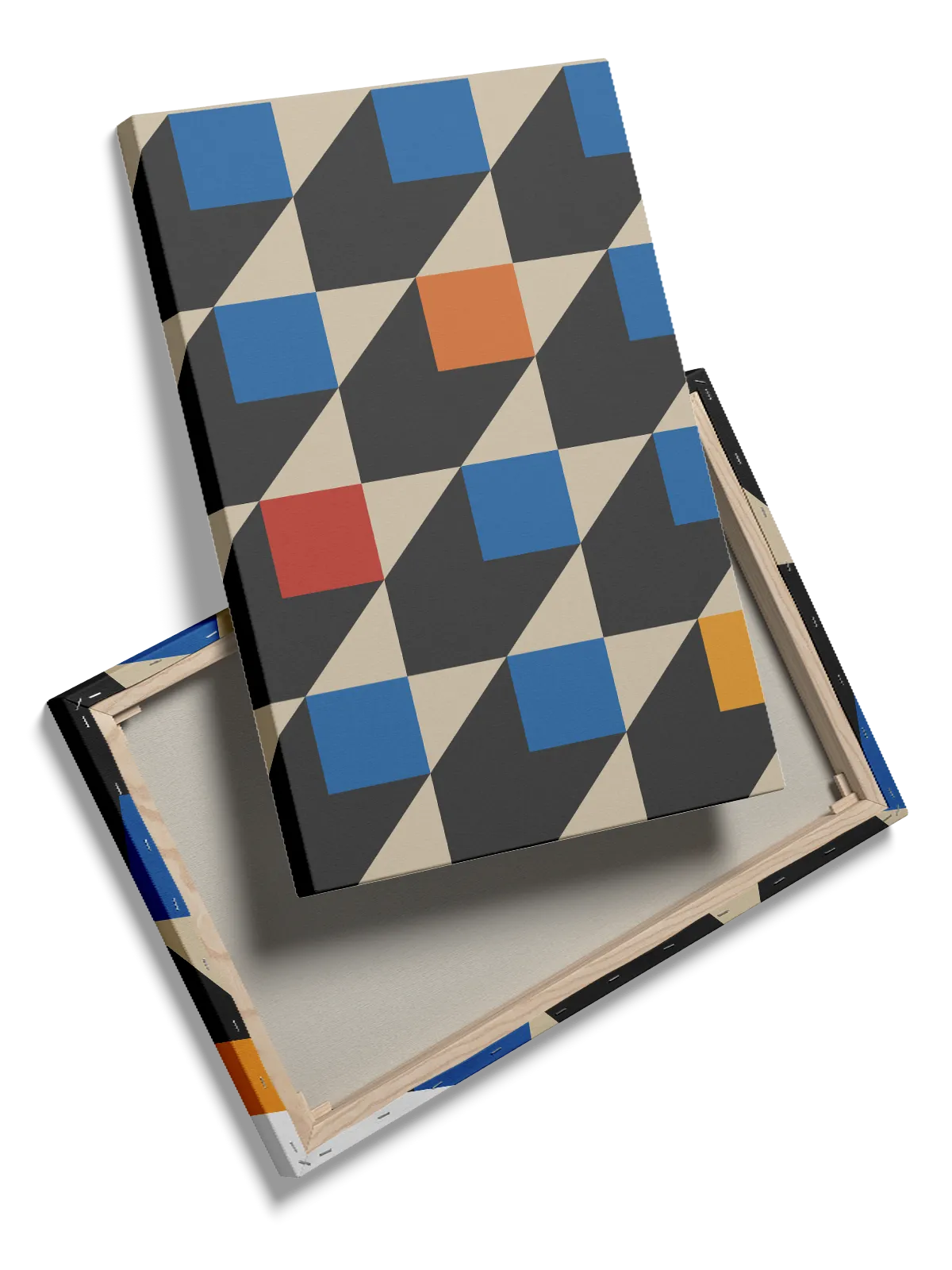 Shadowed Color Blocks Plakat