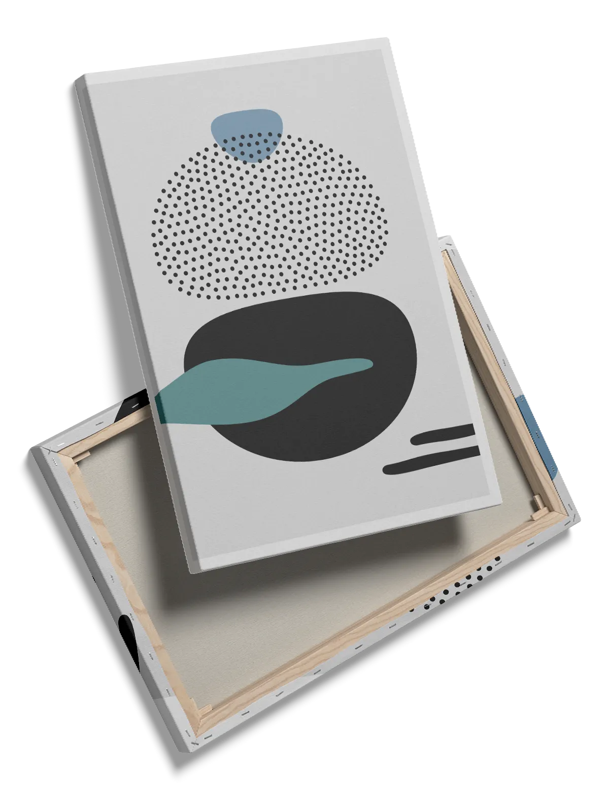 Layered Pebble Forms Plakat
