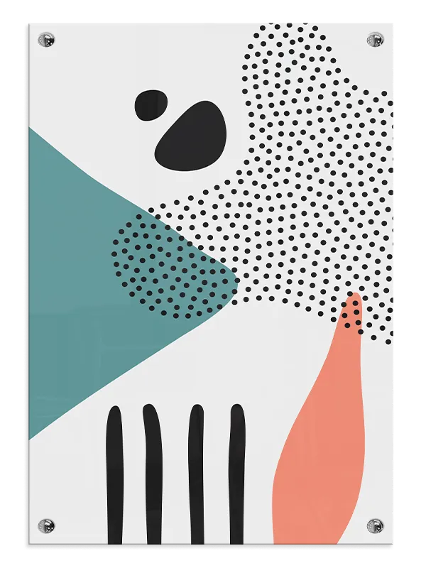 Dotted Contour Harmony Plakat