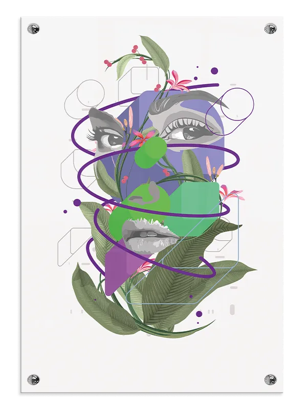 Floral Dream Contours Plakat