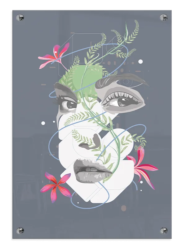 Veiled Contours Bloom Plakat