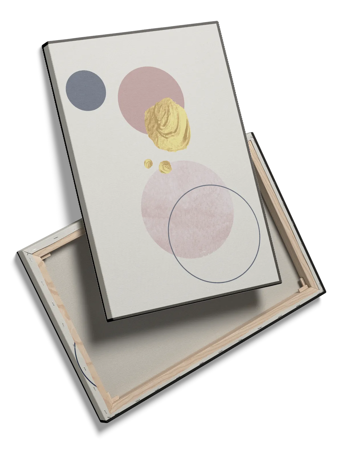 Golden Orbit Collage Plakat
