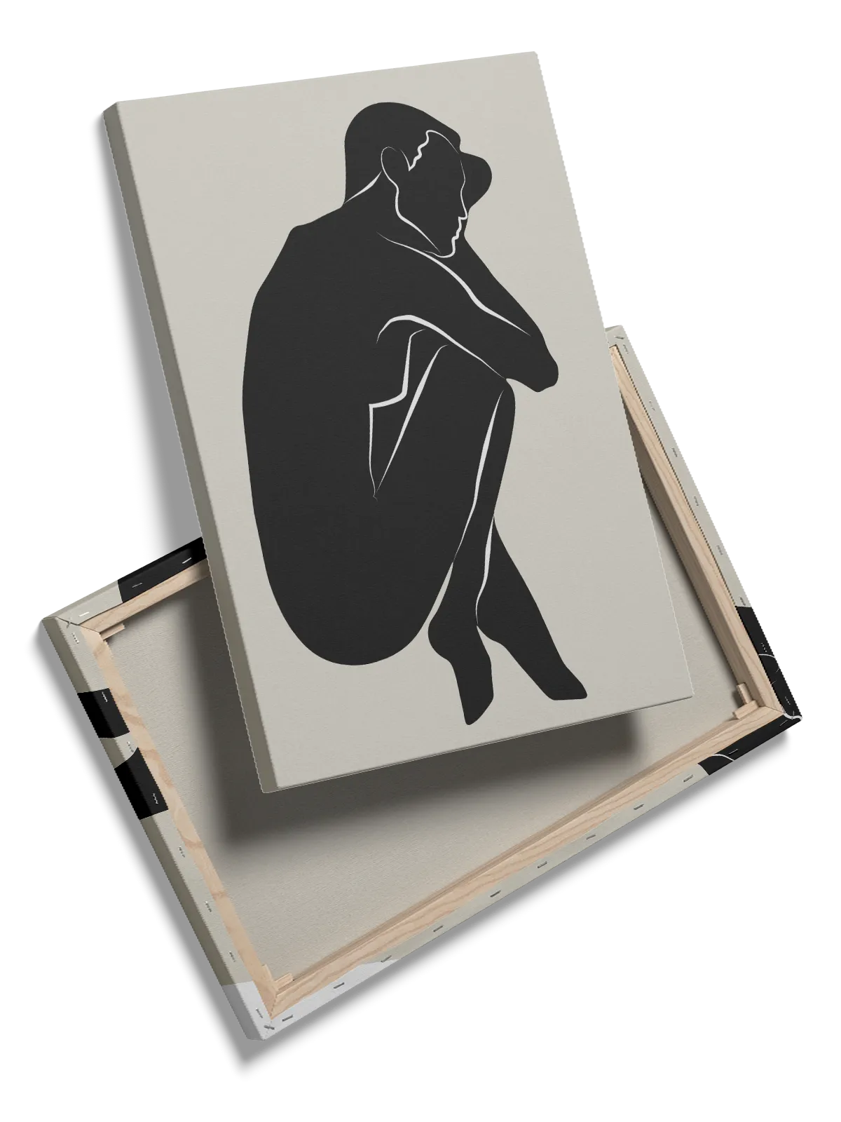 Contoured Silhouette Plakat