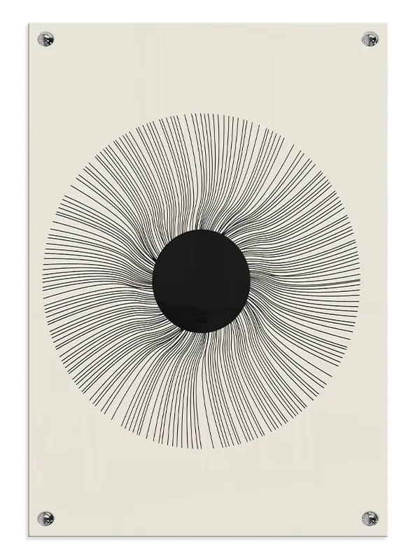 Radiant Vein Circle Plakat