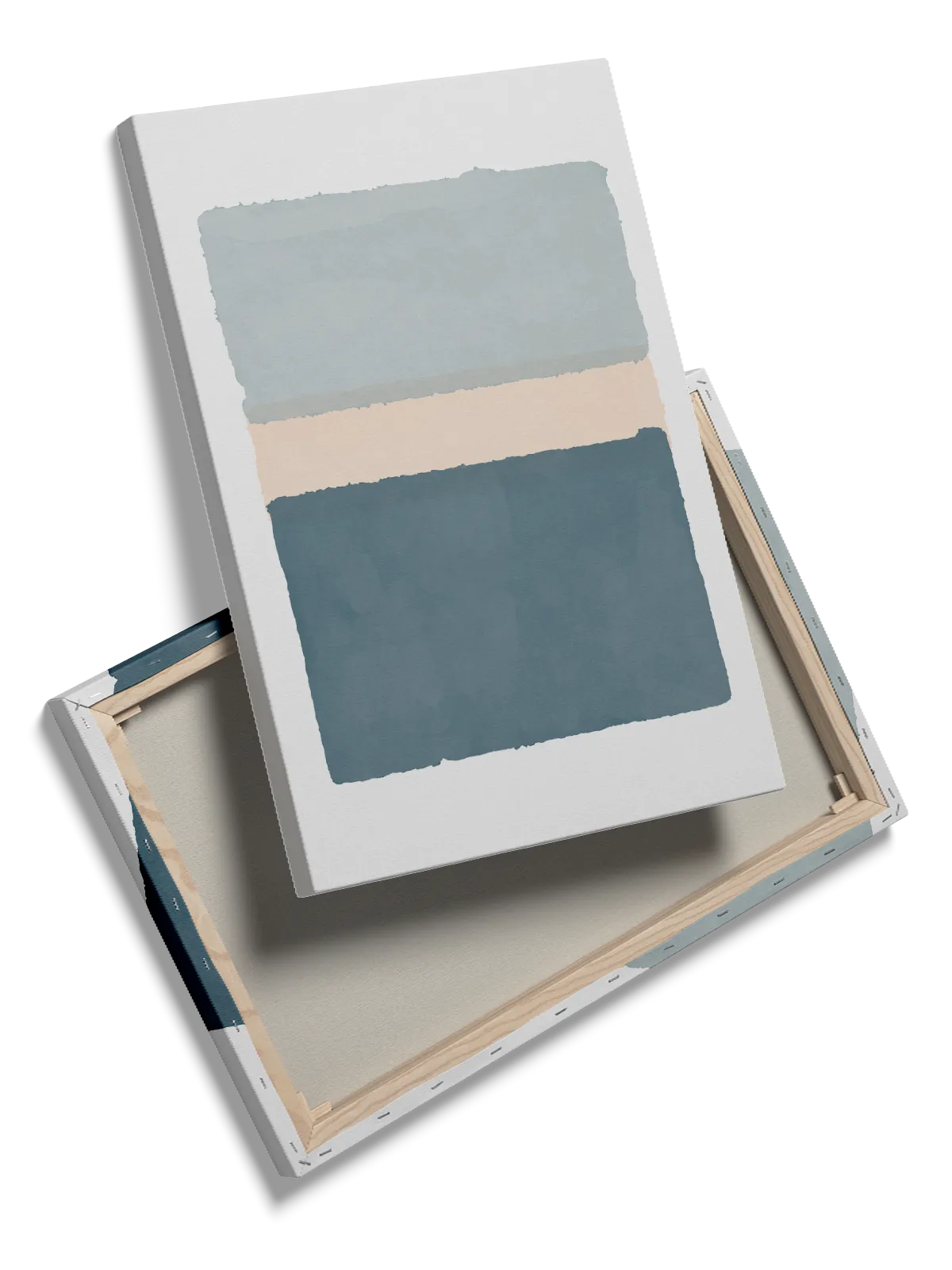 Soft Layered Blues Plakat