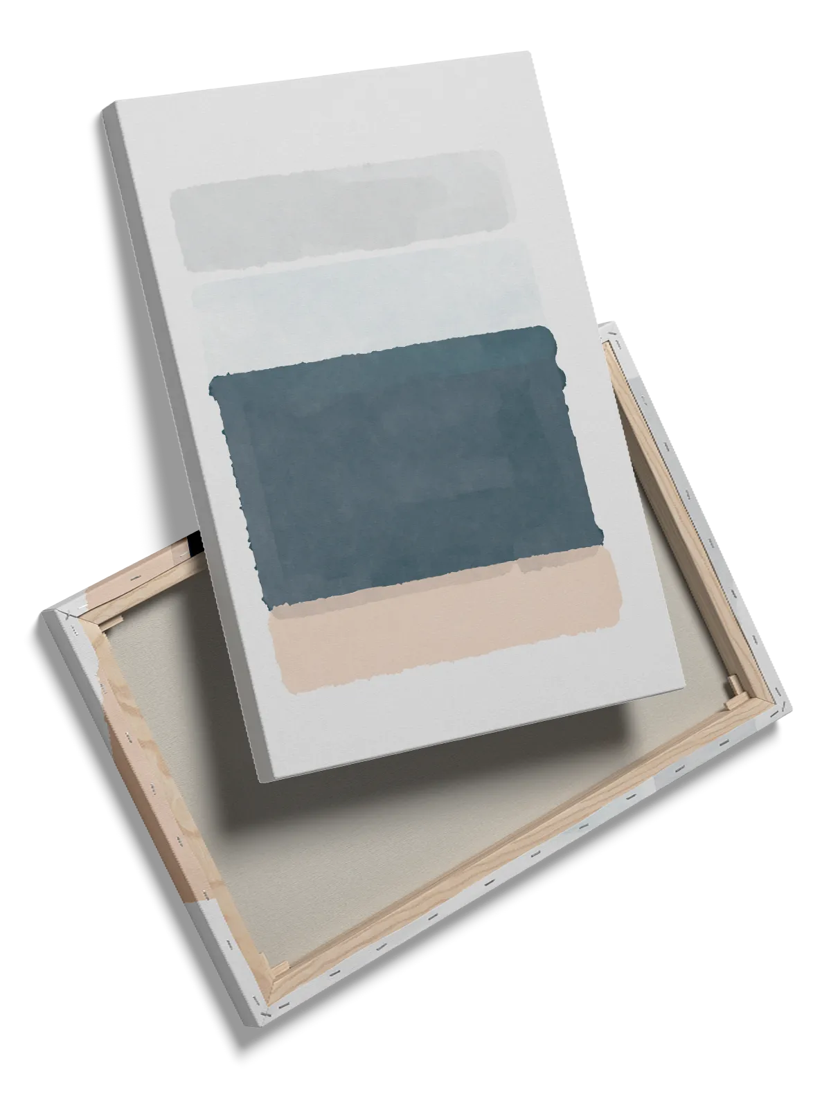Layered Ocean Hues Plakat