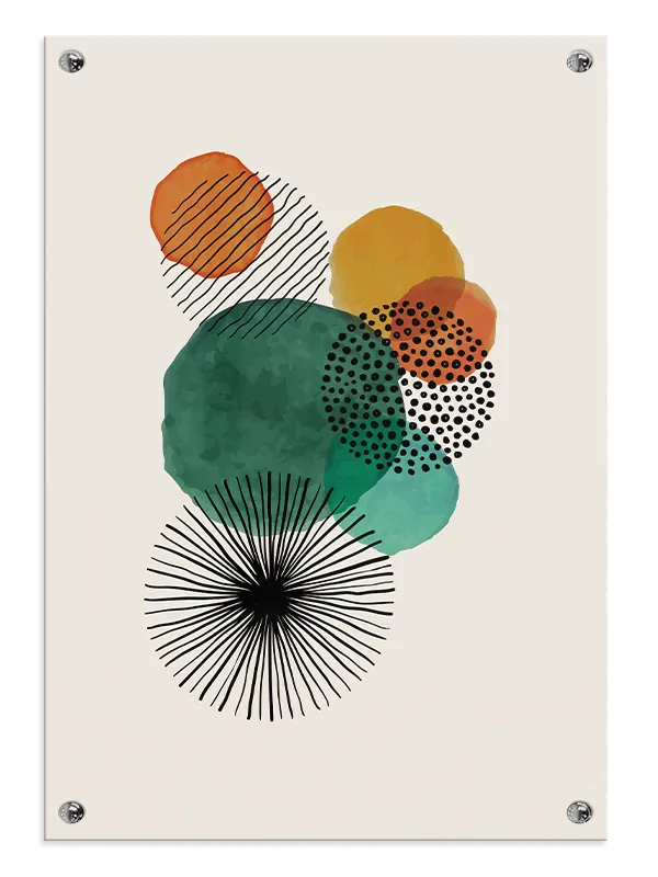 Color Veins Composition Plakat
