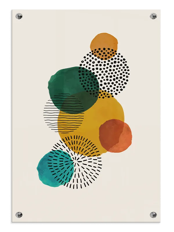 Orbital Color Layers Plakat