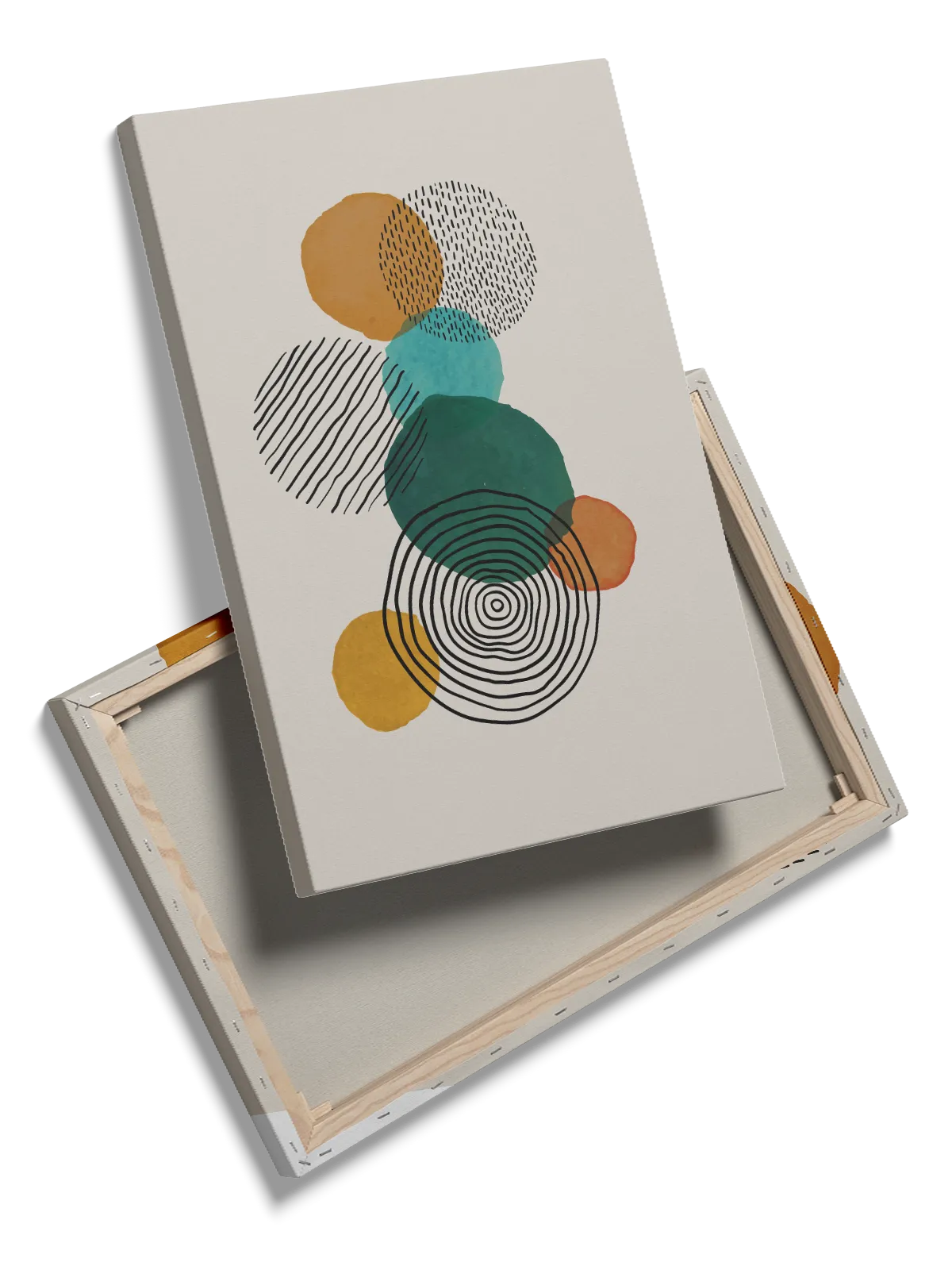 Layered Orb Contours Plakat