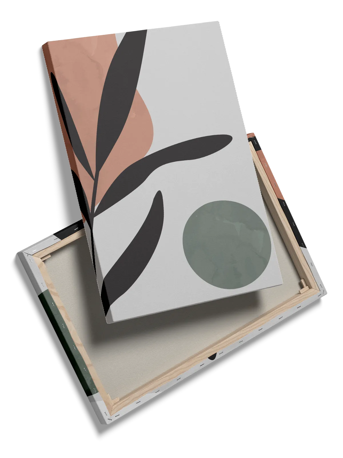 Silhouette Leaf Bloom Plakat