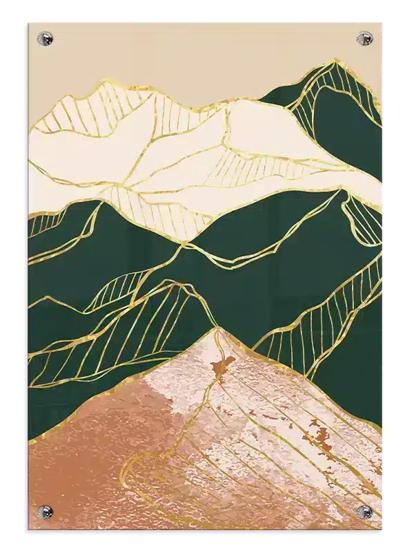 Golden Ridge Layers Plakat