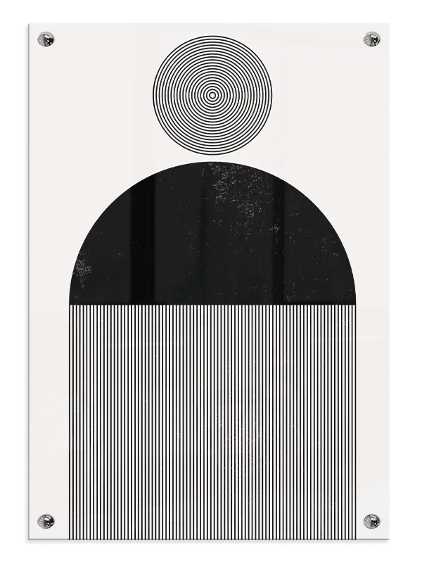 Concentric Halo Geometry Plakat