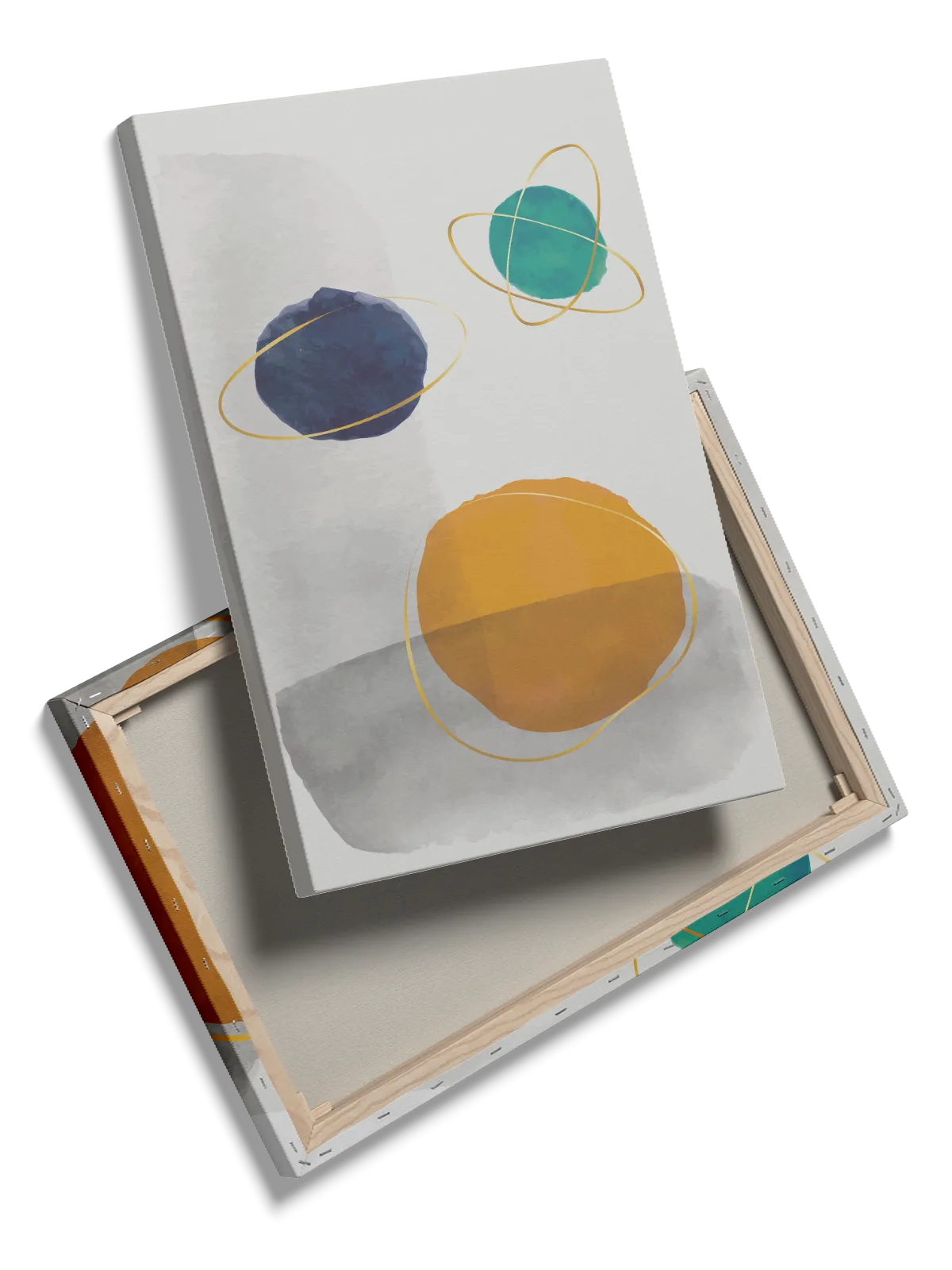 Orbiting Color Spheres Plakat