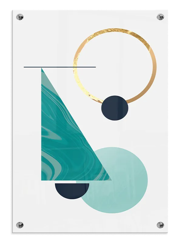 Golden Orbit Geometry Plakat