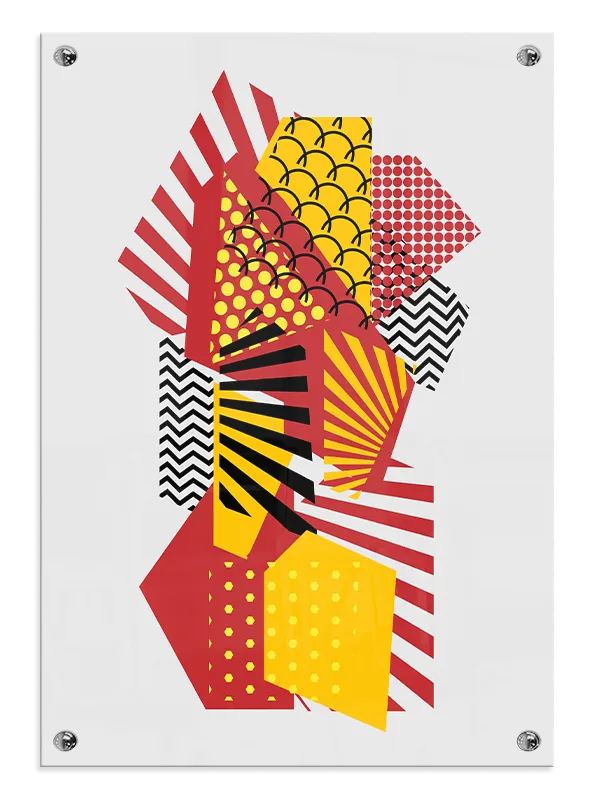Dynamic Pattern Burst Plakat