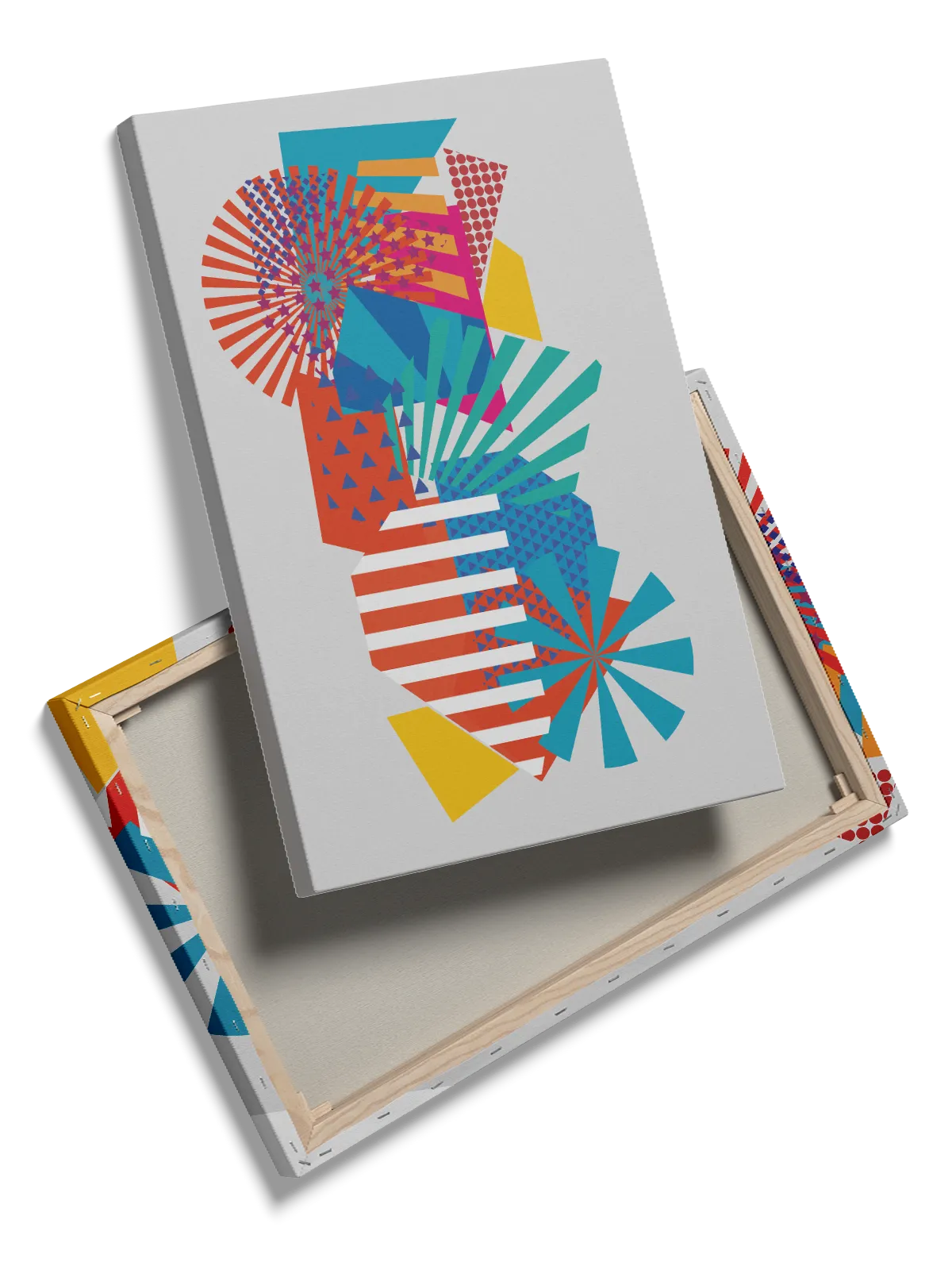 Vivid Burst Collage Plakat