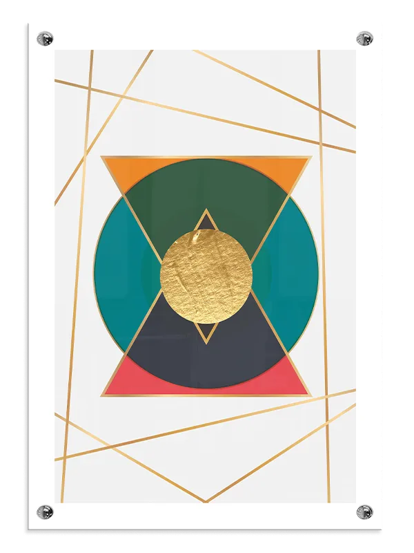 Golden Orb Geometry Plakat